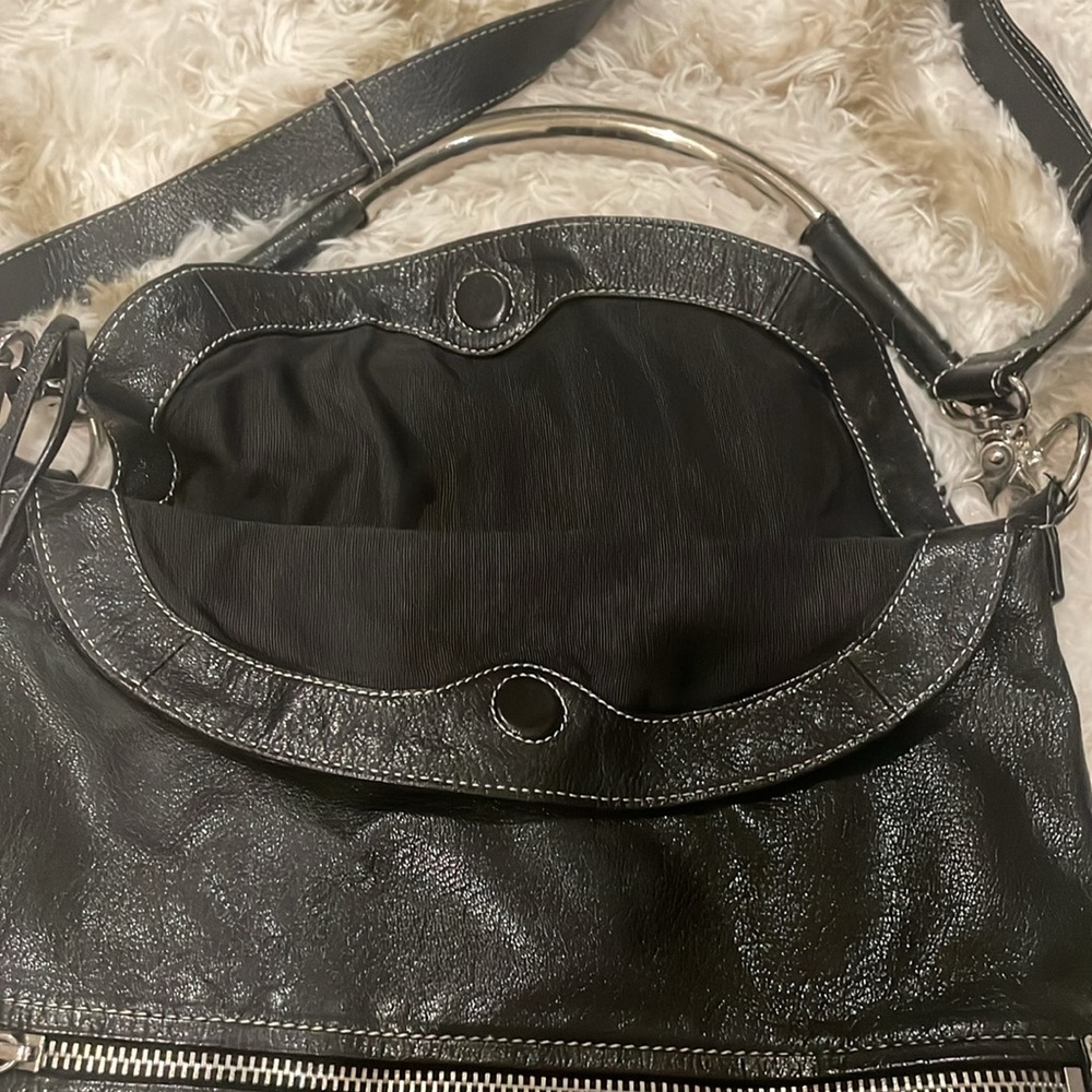 Badgley Mischka Black Bag - Picture 6 of 11